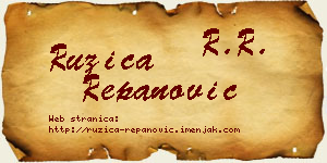Ružica Repanović vizit kartica